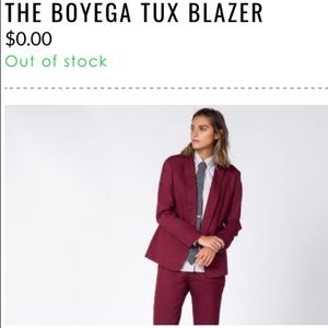 Menswear Inspired Blazer - The Boyega Tux Blazer